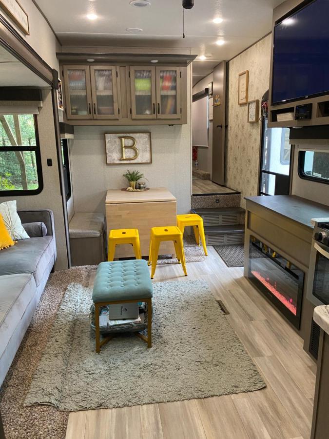 Cozy Rv Experience W/Pool+Spa Near Lake Conroe Willis Dış mekan fotoğraf